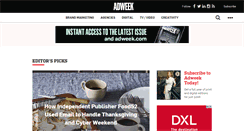 Desktop Screenshot of adweek.com