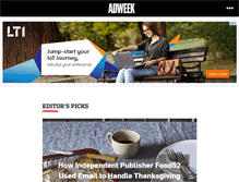 Tablet Screenshot of adweek.com